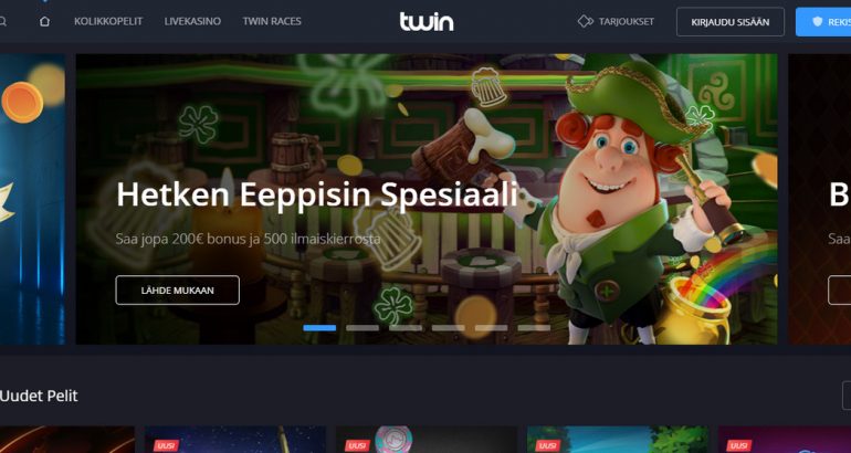 Twin Casino ilmaiskierrosta bonus tarjoukset online