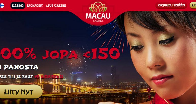 MacauCasino ilmaista pelirahaa casinolle ilmaiseksi