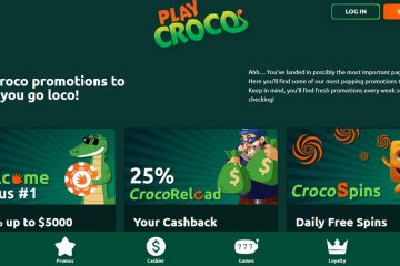 Playcroco Casino 5000$ Coupon Code & lisää tarjouksia