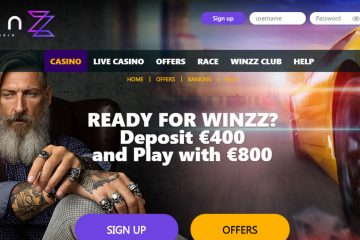 Winzz Casino 400 EUR Tervetuliaisbonus & Ilmaiskierroksia