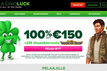 Casinoluck 150 ilmaiskierrosta & 150 EUR Kampanjat