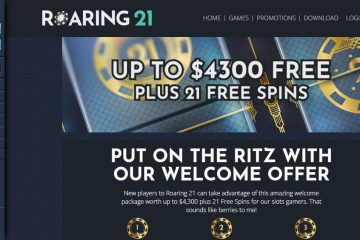 Roaring21 exclusive 21$ ilman talletusta free chips