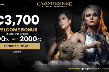 CasinoEmpire 200% up to 2000 EUR Tervetuliaisbonus