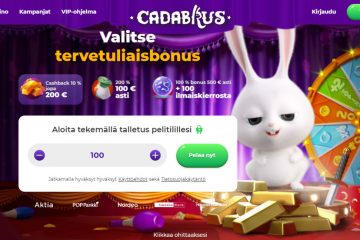 Cadabrus Tervetuliaisbonus 100 Ilmaiskierrosta + 500 EUR Bonus