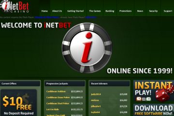 Inetbet Casino 10 USD Kuponkikoodi uusille pelaajille