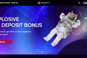 KosmonautCasino 150 Ilmaiskierroksia & up to 550 EUR Bonuses