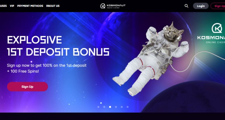 KosmonautCasino no deposit promo code gratis