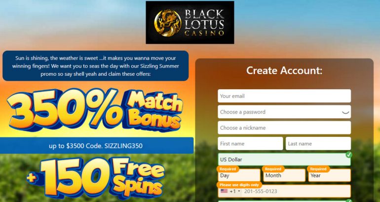 Blacklotus casino no deposit bonus code