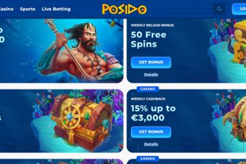 Posido Casino & Urheiluvedonlyönti Bonukset + Kampanjat